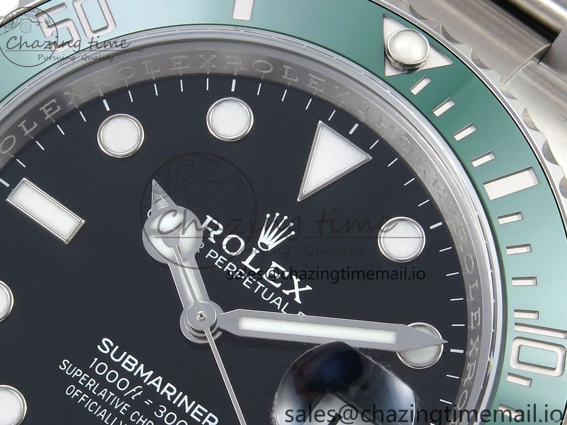 MiroTime 0509 Submariner 126610 LV HGF 1:1 Best Edition Green Bezel Black Dial on SS Bracelet SH3235 V OdorResistant 1265
